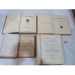 Four volumes relating to the Stewart family