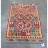 A Choli Kilim rug. 1.19m x 0.84m