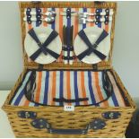 A wicker picnic set. Unused