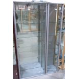 Two glazed display cabinets