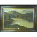 FRANCIS E. JAMIESON. BRITISH 1895-1950 A Scottish loch. Signed. Oil on canvas 20' x 30'