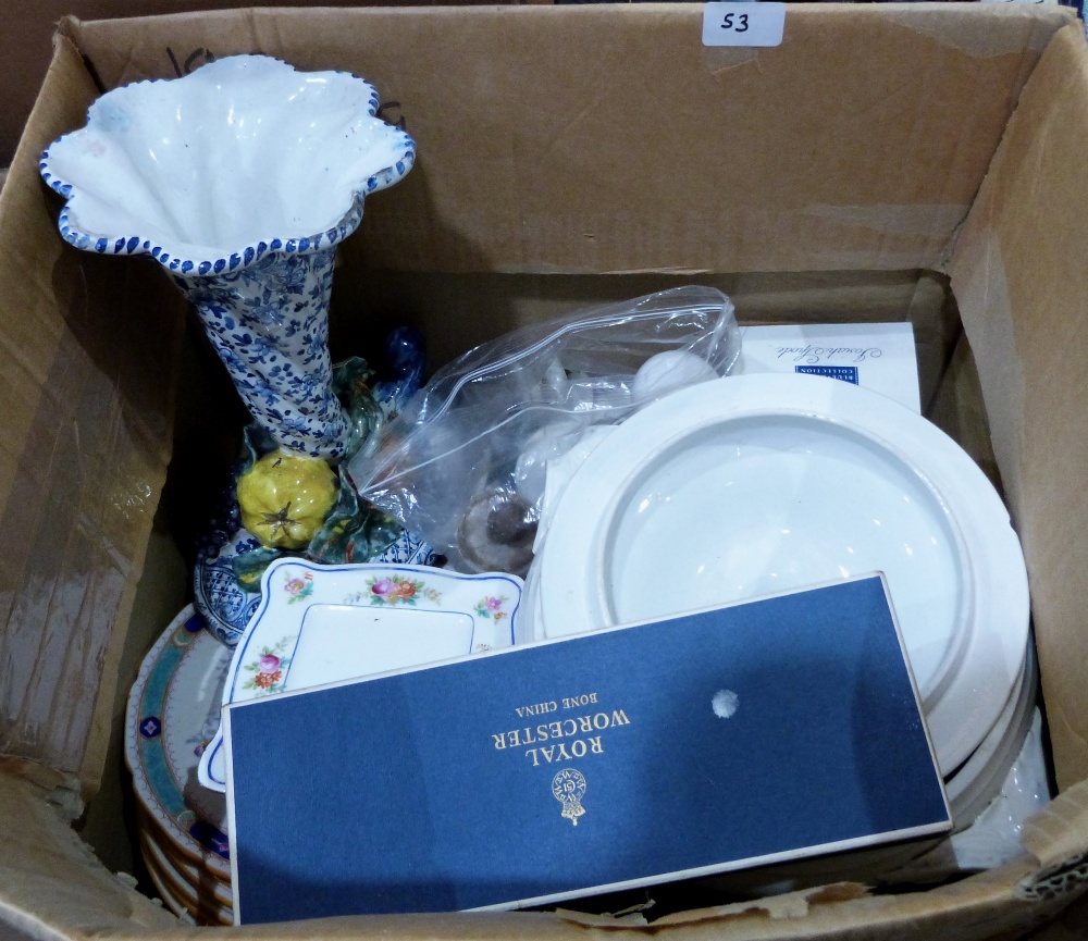 A box of ceramics