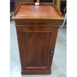 A Victorian mahogany pot cupboard