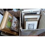 Two boxes of pictures