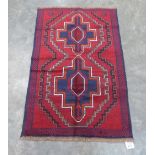 A Balochi rug. 1.3m x 0.8m