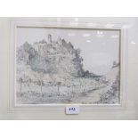 FRENCH SCHOOL. 20TH CENTURY Biot. Indistinctly signed, inscribed. Lithograph 9' x 12'