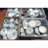 Four boxes of teaware and other ceramics