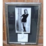 Popular Culture. Lulu. A photograph and signed card