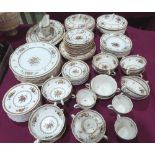 A Spode Rockingham pattern dinner service of 79 pieces