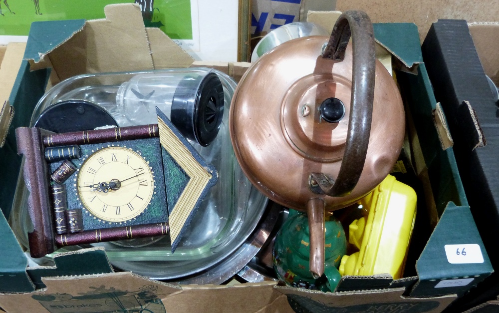 Two boxes of kitchenalia and sundries