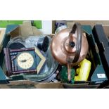 Two boxes of kitchenalia and sundries