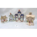 Four 19th century Staffordshire cottages