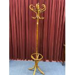 A BENTWOOD HAT AND COAT STAND