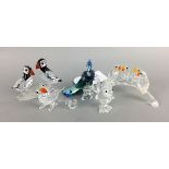 A LOT OF SIX SWAROVSKI ANIMALS