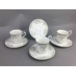 A ROYAL ALBERT PART COFFEE SERVICE AND OTHER CERAMICS