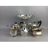 A LARGE LOT OF SILVER PLATE