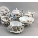 A JAPANESE EGGSHELL PART TEA SERVICE