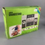 AN ADMAN GRANDSTAND, A STYLOPHONE AND TWO VINTAGE HEDGEHOG TOYS