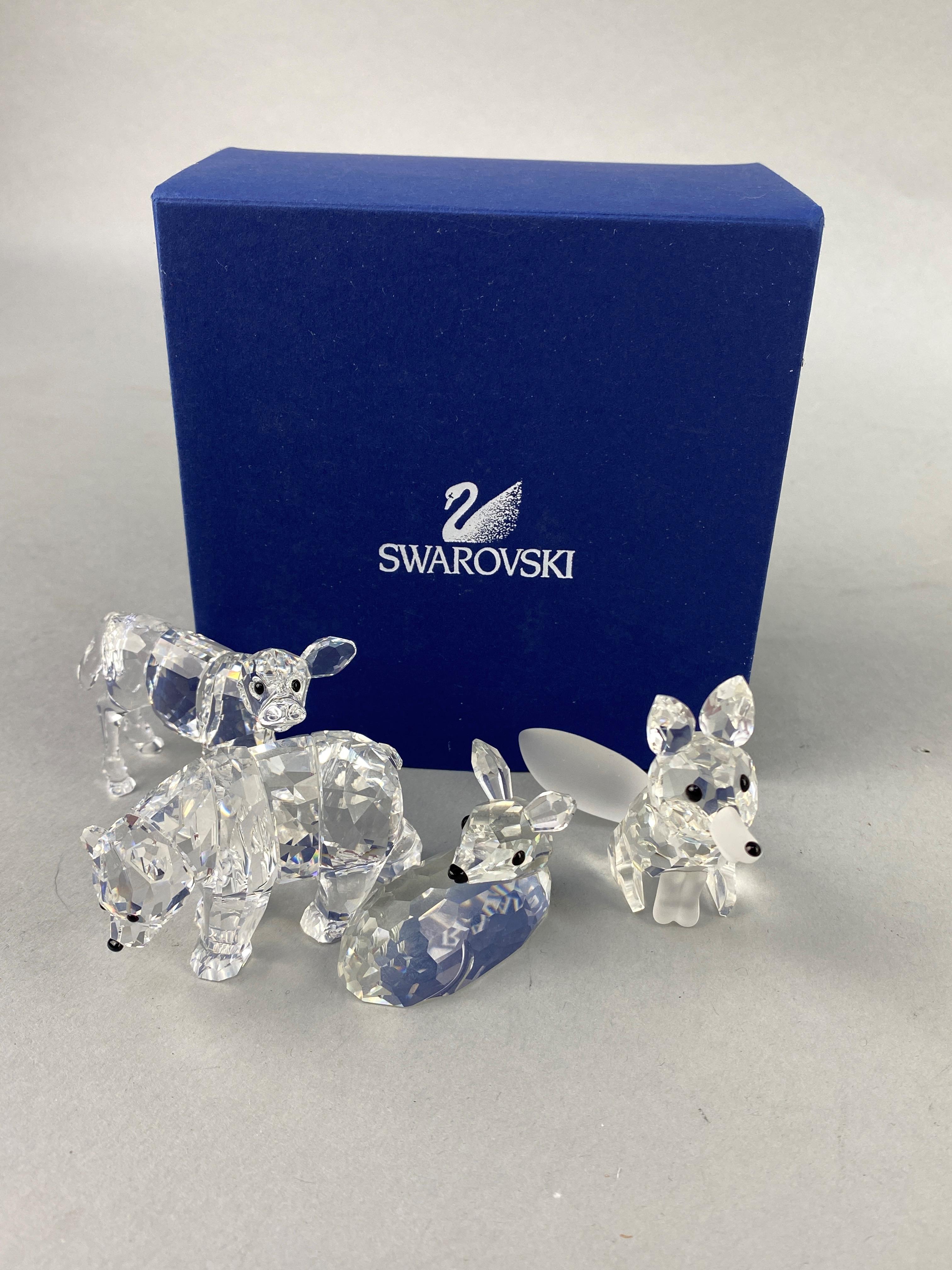 A LOT OF FIVE SWAROVSKI ANIMALS - Image 2 of 2