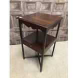 A MAHOGANY OCCASIONAL TABLE