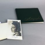 A LOT OF TWO MID-20TH CENTURY AUTOGRAPH ALBUM