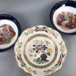 A LOT OF CERAMICS INCLUDING A PAIR OF VIENNA STYLE BOWLS
