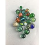 A LOT OF 20TH CENTURY MARBLES