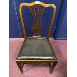 A COMPOSITE SET OF SEVEN VICTORIAN DINING CHAIRS