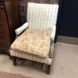 A VICTORIAN ARMCHAIR