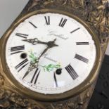 A GAILLARD BRASS CLOCK FACE