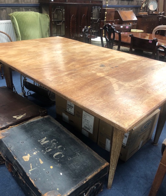 A MID 20TH CENTURY REFECTORY TABLE