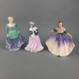 A COALPORT FIGURE OF 'STELLA' AND OTHER FIGURES