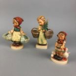 A COLLECTION OF HUMMEL FIGURES