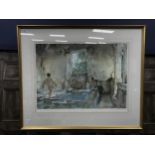 A SIGNED PRINT AFTER WILLIAM RUSSELL FLINT