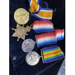 A LOT OF FOUR WWI MEDALS