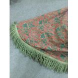 A 20TH CENTURY DECORATIVE THROW