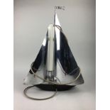 AN ART DECO CHROME YACHT LAMP