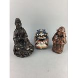 A SAMURAI COOKIE JAR AND OTHERS