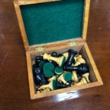 A STAUNTON CHESS SET