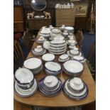 A COLLECTION OF BLUE AND WHITE TEA AND DINNER WARE