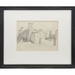 ARCHITECTURAL STUDY, A PENCIL SKETCH BY ALEXANDER GRAHAM MUNRO