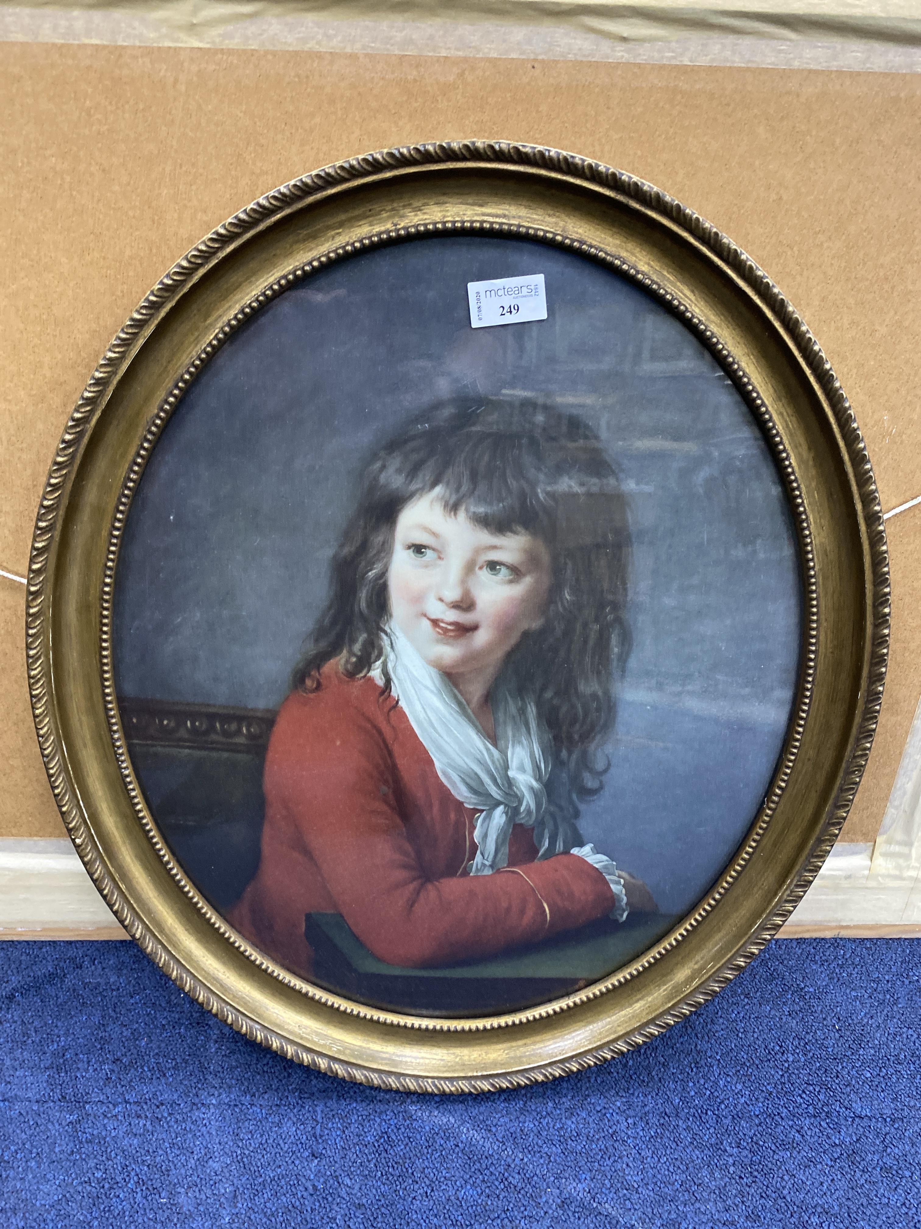 BOY IN RED, A MEDICI PRINT AFTER VIGEE LE BRUN