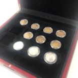 A COLLECTION OF RUSSIAN SILVER COMMEMORATIVE PROOF COINS