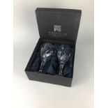 A BOXED PAIR OF GLENEAGLES WINE GLASSES