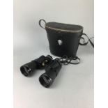 A PAIR OF ZENITH 7X50 BINOCULARS AND ANOTHER