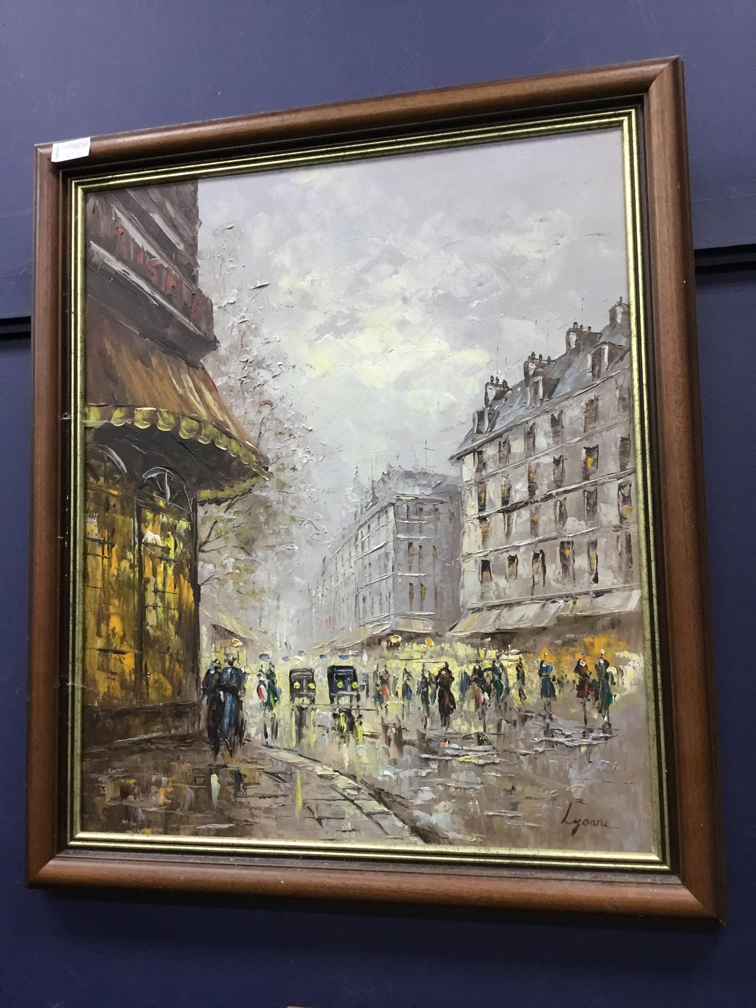 A PARISIAN STREET SCENE - Image 2 of 3