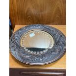 A PAIR OF EARLY 20TH CENTURY CIRCULAR WALL MIRRORS