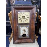 A 19TH CENTURY AMERICAN MANTEL CLOCK