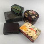 A GROUP OF VINTAGE METAL AND OTHER TINS