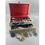 A COLLECTION OF COSTUME JEWELLERY